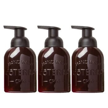 doTERRA Amber-coloured foam hand wash dispenser - 3 pcs